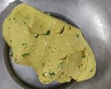 A picture of step 3 of Bajra vada.