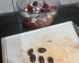 Φωτογραφία βήματος 3 της συνταγής Σαλάτα με καρπούζι, φέτα και χαλούμι