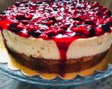 Pas rețetă Cheesecake fin cu blat și sos caramel 6 fotografie
