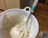 A picture of step 4 of Osaka Okonomiyaki.