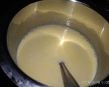 A picture of step 3 of Muskmelon pista dry fruit custard.