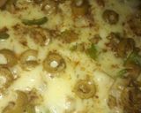 A picture of step 6 of Chicken Tikka pizza.