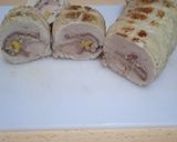 Foto del paso 7 de la receta: Solomillo de cerdo relleno de jamón, queso, nueces en salsa de manzana