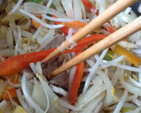 Foto del paso 5 de la receta: Carne con salsa de ostras salteado oriental