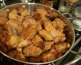 A picture of step 6 of Carne Adovada.