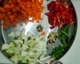 A picture of step 3 of 5 minutes Vegetable Dalia.