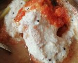 A picture of step 6 of Sambhar vada.