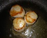 A picture of step 1 of Scallops With A Black Pudding Crumb, Fennel & Cucumber Salad, Pea & Pea Shoots And Apple Purée.