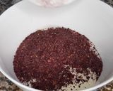 A picture of step 3 of Rose petal pinni.
