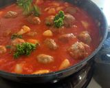 Foto del paso 11 de la receta: Albóndigas con sepia y guisantes