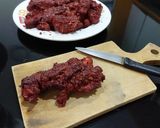 Foto langkah ke 6 dari resep Anabolic Honey BBQ (Char-siu) Biawak|Low Calorie, High Protein, Sugar Free.