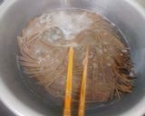 Hình bước làm 3 của món Mì soba xào thịt ba chỉ