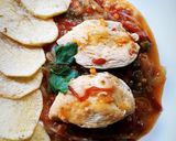 Foto del paso 4 de la receta: Pollo a la portuguesa con papas españolas