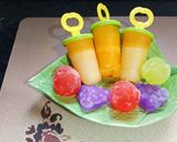 A picture of step 9 of Pinacolada orange kulfi.