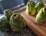 Foto del paso 1 de la receta Alcachofas al vinagre 💚