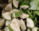 A picture of step 1 of Green juice.