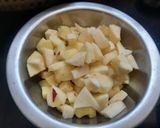 A picture of step 2 of Caesar salad.