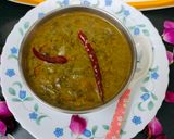 A picture of step 3 of Punjabi Palak Sarson Ka Saag.