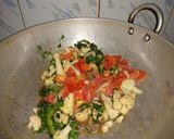 A picture of step 4 of Cauliflower methi rice.