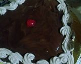 A picture of step 2 of Chocolate glaze cake.