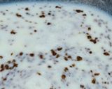 A picture of step 2 of Hemp seeds kheer.