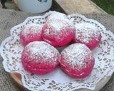 Foto langkah ke 4 dari resep Donat Buah Naga Merah.