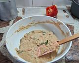 Foto del paso 4 de la receta: Budín semi integral de acelga y morrón rojo