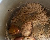 A picture of step 4 of Gur ka Daliya.