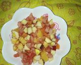 A picture of step 1 of Mixed fruit salad.