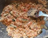 A picture of step 7 of Rava Upma.