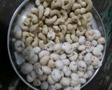 काजू मखाना करी (शाही सब्जी) रेसिपी चरण 1 फोटो
