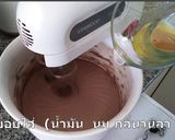 รูปขั้นตอนการทำที่ 6 ของ เค้กช็อกโกแลตหน้านิ่ม (ในถ้วยฟอยด์) ❌no sugar&flour สูตรนี้เป็นเนื้อเค้กสปันจ์ นุ่มๆเบาๆ กำลังดี
