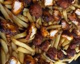 Buffalo chicken and fries(pizza box 1) recipe step 3 photo