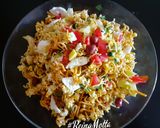A picture of step 3 of Sorghum Popcorn Bhel.