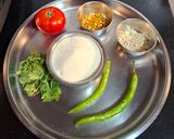 A picture of step 1 of Suji Upma.