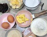 Foto langkah ke 1 dari resep Kue lumpur tape praktis tanpa mixer.