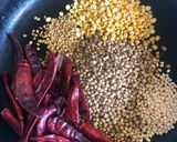 A picture of step 2 of Bisi bele bath.