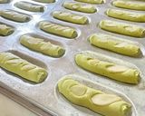 Foto langkah ke 5 dari resep Lidah Kucing Greentea Almond.