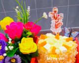Hình bước làm 7 của món Hoa và bánh tặng cô ngày 20.11