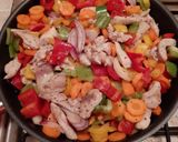 Ázsiai zöldséges csirke recept fázis 1 fotója