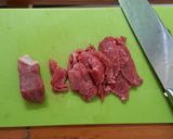 Foto langkah ke 1 dari resep Pokcoy Cah Daging Sapi.