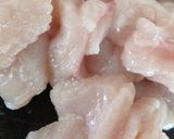 รูปขั้นตอนการทำที่ 1 ของ ผัดเปรี้ยวหวานอกไก่เส้นบุกนุ่ม คลีน