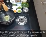 A picture of step 1 of Veg cutlets with methi and palak.