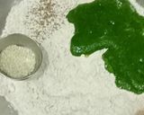 A picture of step 3 of Palak Paneer Paratha.