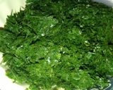 A picture of step 4 of Afang Soup.