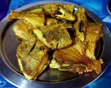 A picture of step 1 of Goan Style Pomfret Curry.