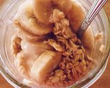 Foto langkah ke 4 dari resep Peanut butter choco banana overnight oats.