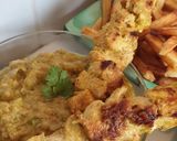 Foto del paso 5 de la receta Brochetas de pechuga de pollo al curry