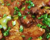 A picture of step 6 of Chilli Chicken.