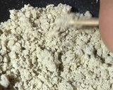 A picture of step 1 of Jowar Sorghum White Millet Masala Poori.